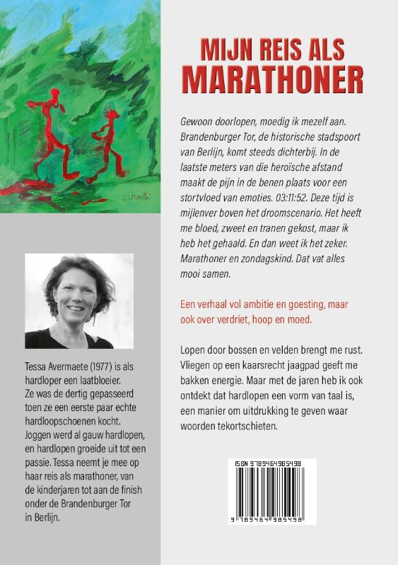 Achterkant van Mijn reis als marathoner