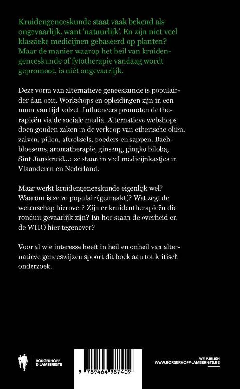 Achterkant van Kruidengeneeskunde