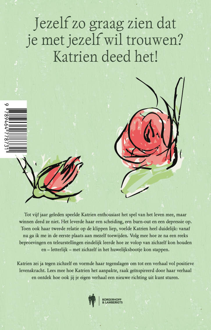 Achterkant van Ik trouw wel met mezelf