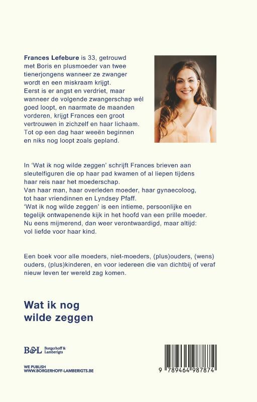 Achterkant van Wat ik nog wilde zeggen