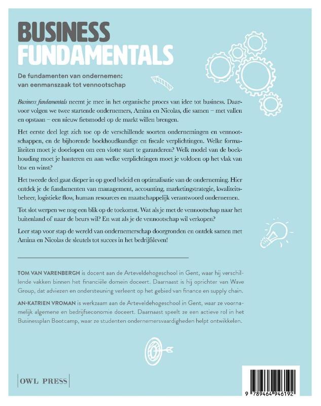 Achterkant van Business fundamentals