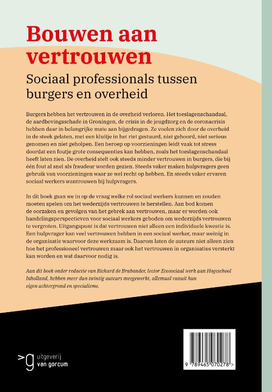 Achterkant van Bouwen aan vertrouwen
