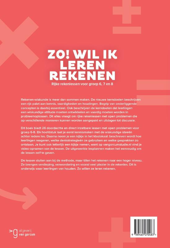 Achterkant van Zo! wil ik leren rekenen