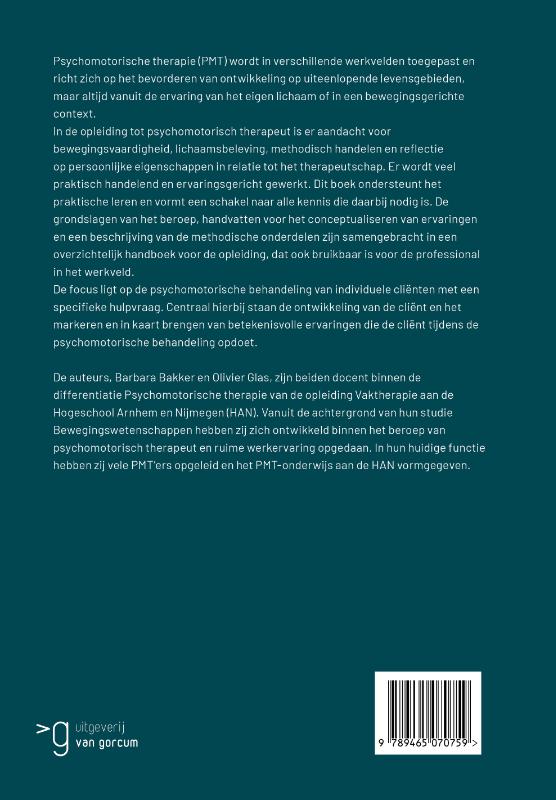 Achterkant van In de lijfelijke ervaring