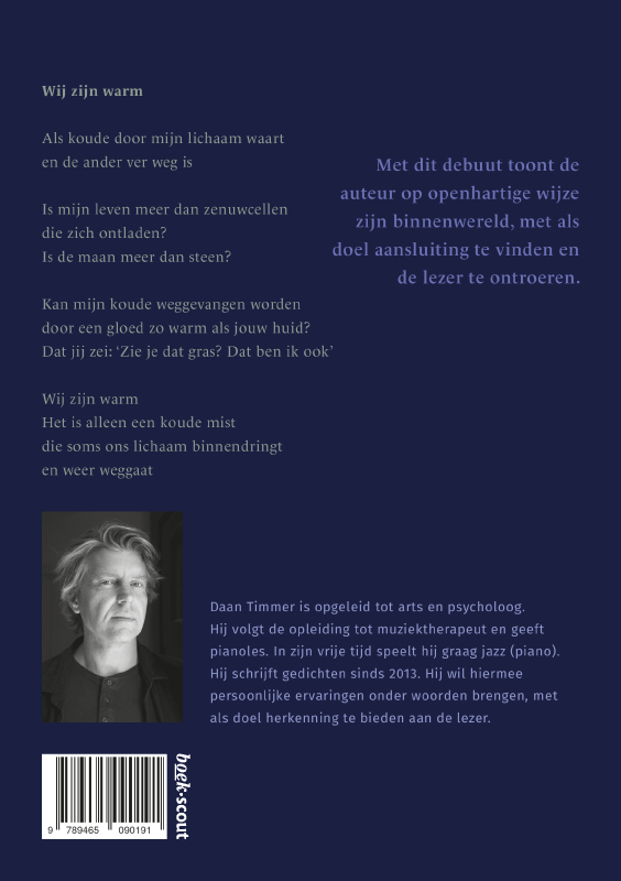 Achterkant van Wij zijn warm