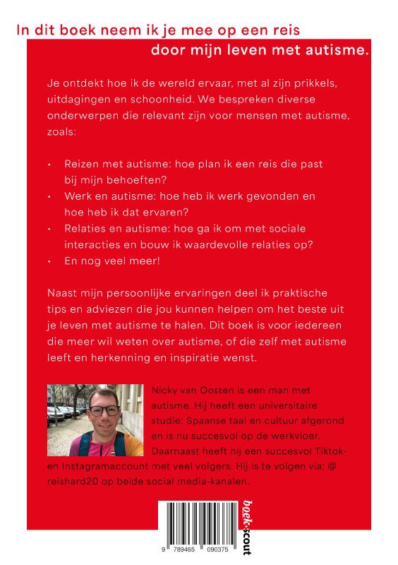 Achterkant van Autisme en ik