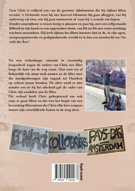 Achterkant van ChrisKras door Zuid-Europa