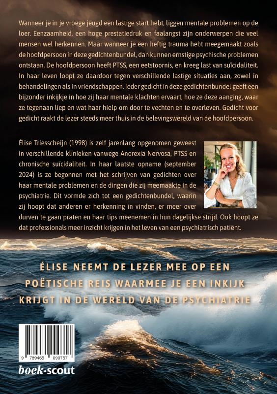 Achterkant van Sterker door de storm