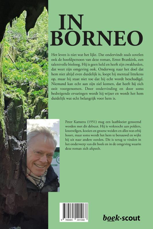 Achterkant van In Borneo