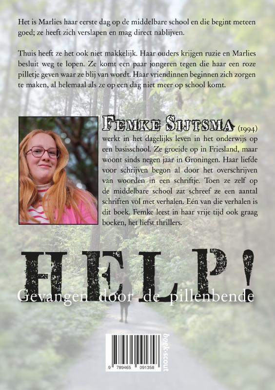 Achterkant van Help!