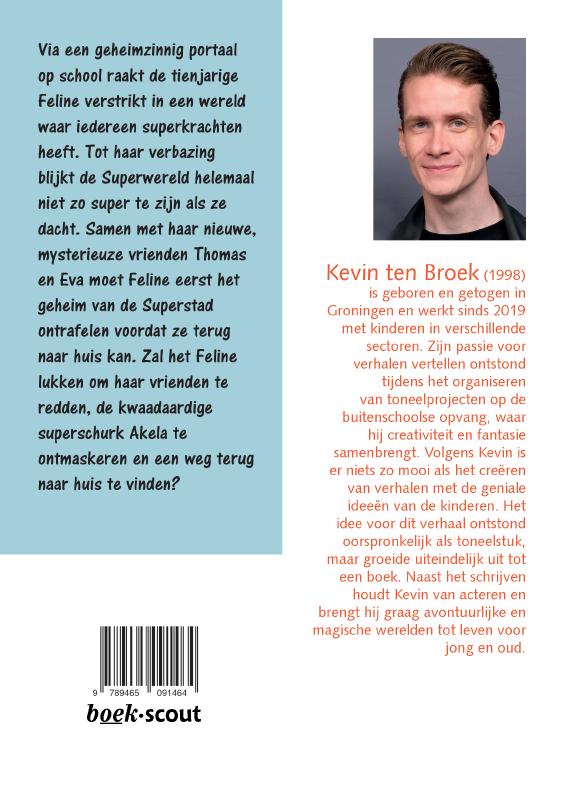Achterkant van Hoe Feline een superheld werd