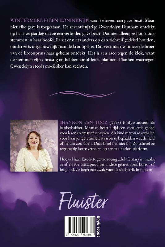 Achterkant van Fluister