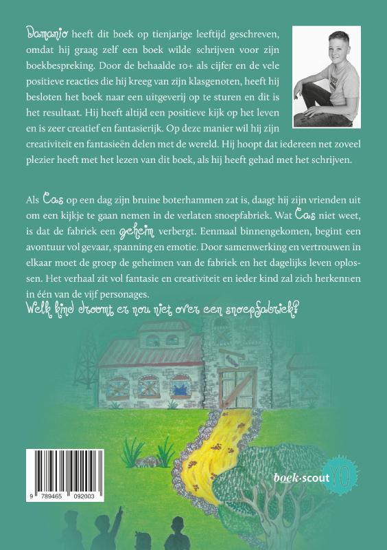 Achterkant van De verlaten snoepfabriek