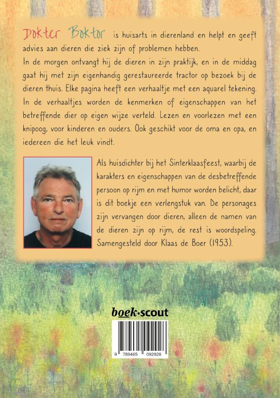 Achterkant van Dokter Boktor met tractor