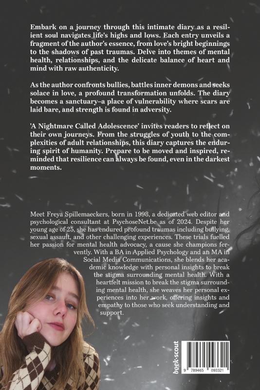 Achterkant van A Nightmare Called Adolescence