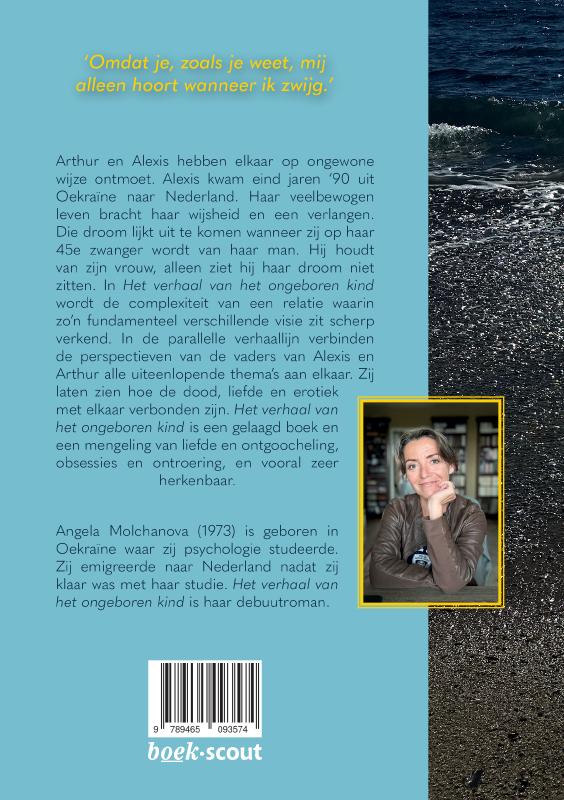 Achterkant van Het verhaal van het ongeboren kind