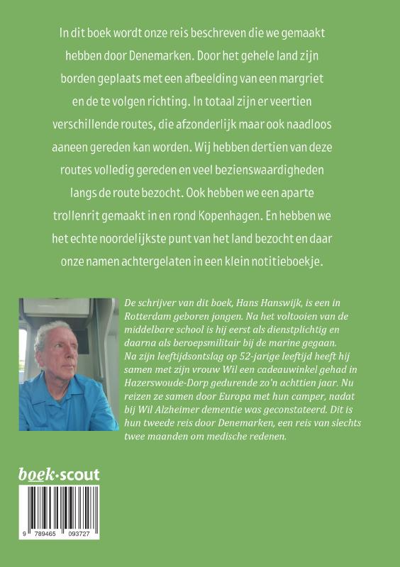 Achterkant van Op reis met Alzheimer