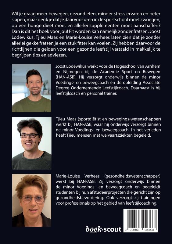 Achterkant van Fit zonder fratsen