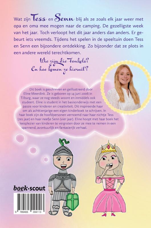Achterkant van De magische glijbaan