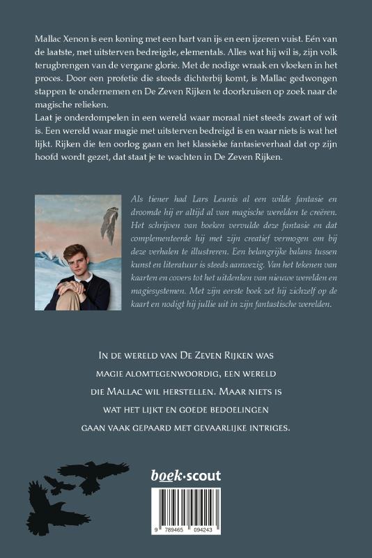Achterkant van De Elementaire Kronieken: De Zeven Rijken