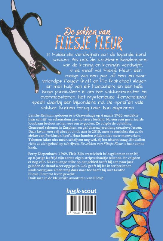 Achterkant van De sokken van Fliesje Fleur