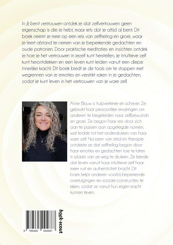 Achterkant van Jij bent vertrouwen