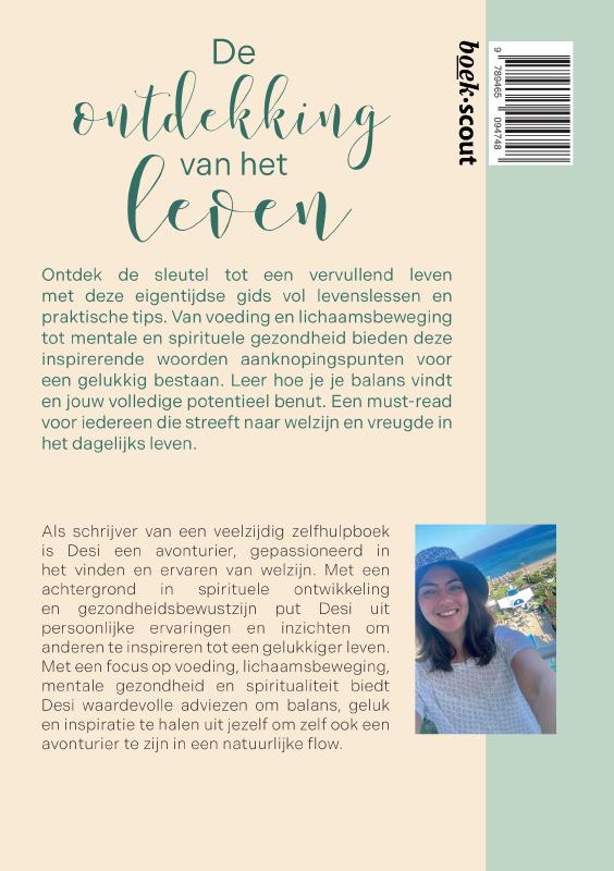 Achterkant van De ontdekking van het leven