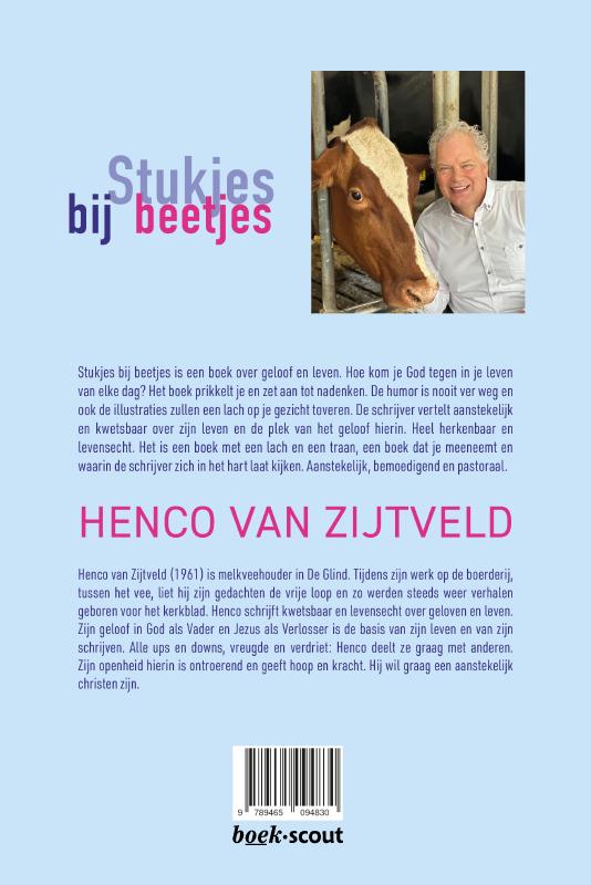 Achterkant van Stukjes bij beetjes