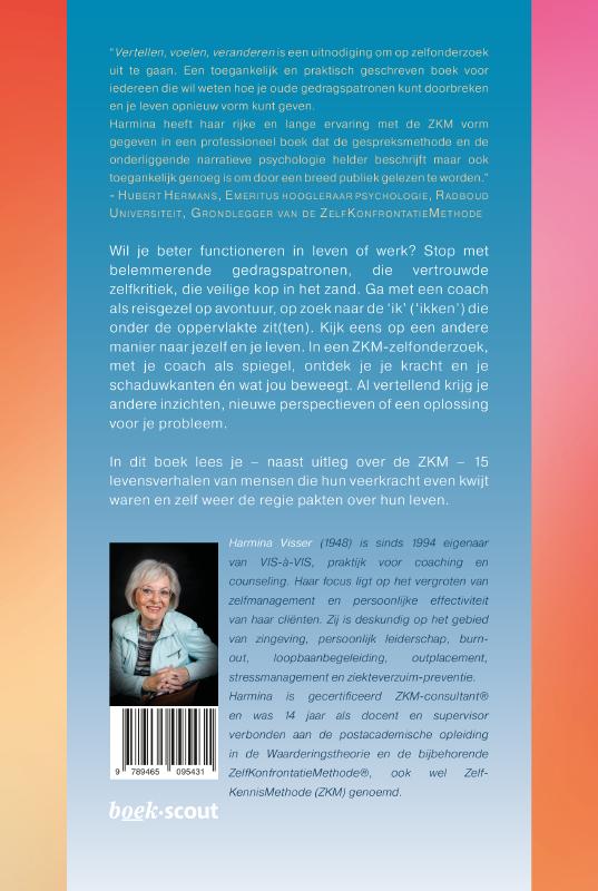 Achterkant van Vertellen, voelen, veranderen