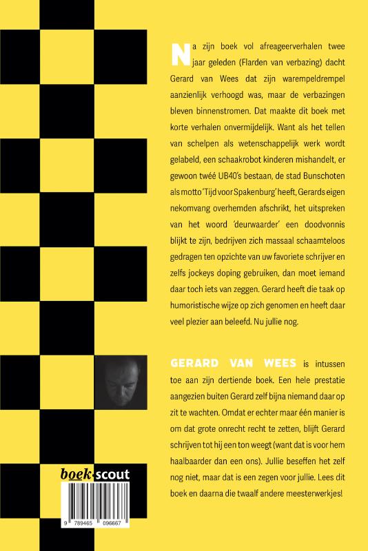 Achterkant van Meer flarden, meer verbazing