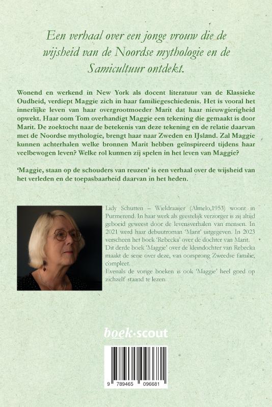 Achterkant van Maggie