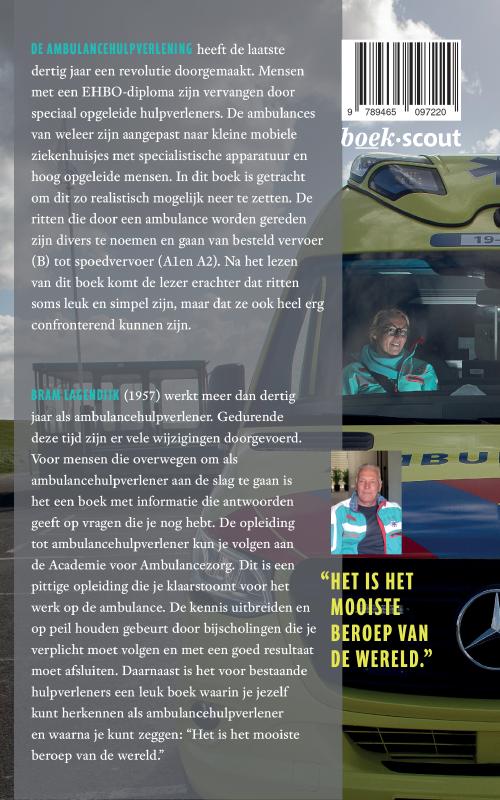 Achterkant van Het leven van een ambulancehulpverlener