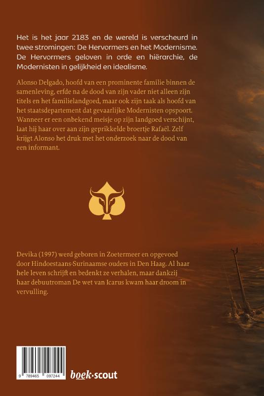 Achterkant van De wet van Icarus