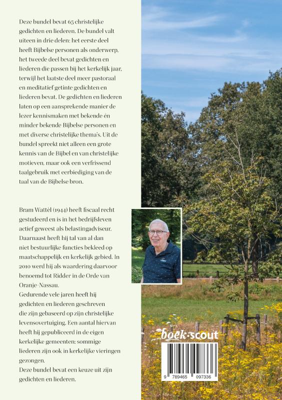 Achterkant van Neem, lees, zing
