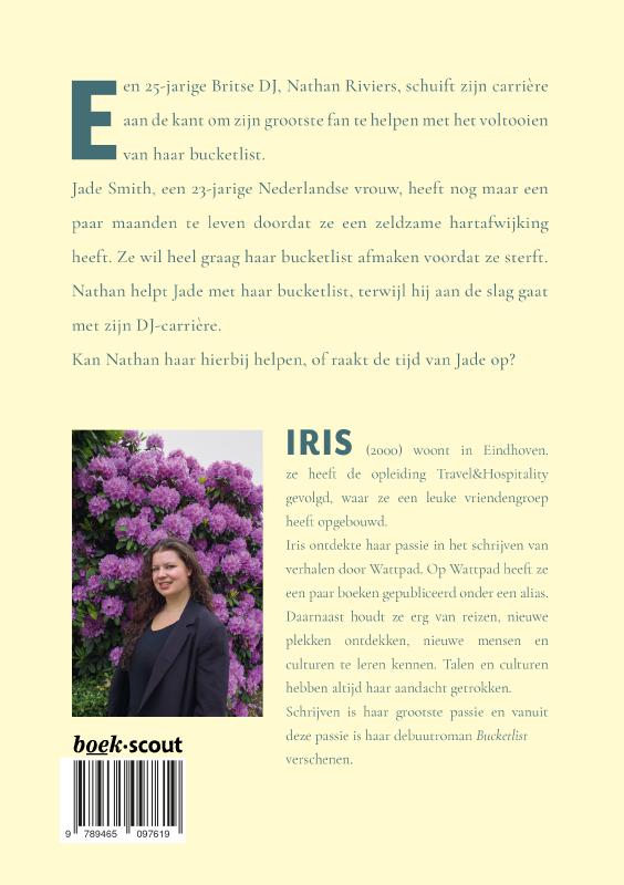 Achterkant van Bucketlist