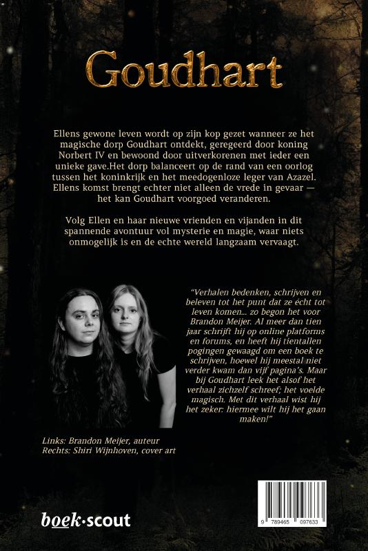 Achterkant van Goudhart