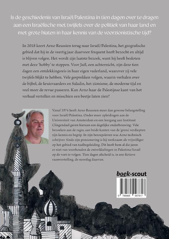 Achterkant van Tien dagen afscheid