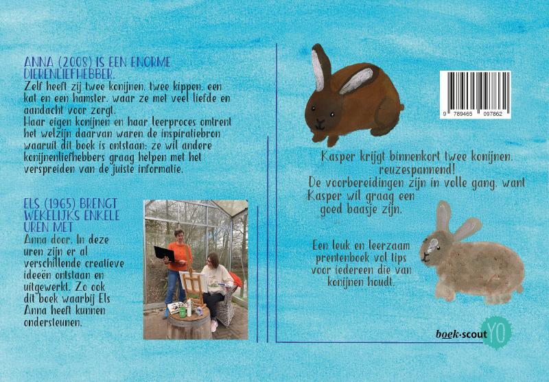 Achterkant van Kasper krijgt konijnen