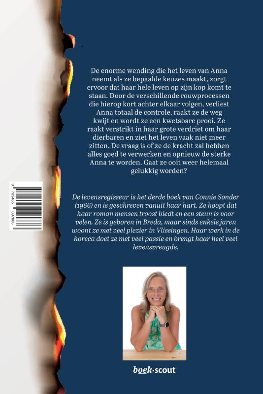 Achterkant van De levensregisseur