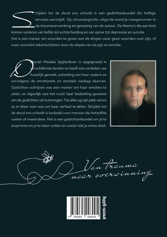 Achterkant van Strijden tot de dood ons scheidt