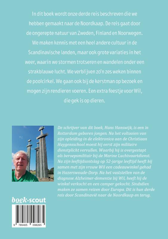 Achterkant van Op reis met Alzheimer
