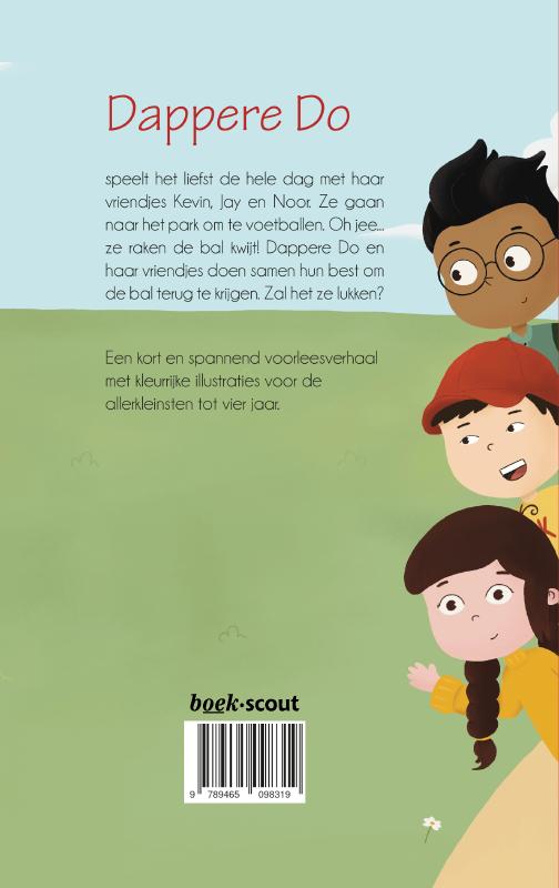 Achterkant van Dappere Do en de bal