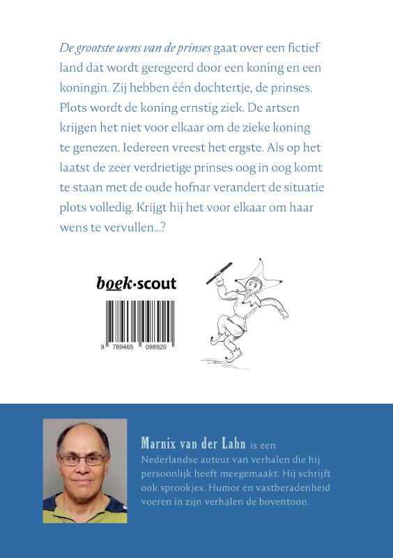 Achterkant van De grootste wens van de prinses