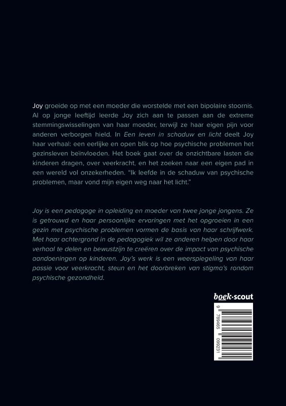 Achterkant van Een leven in schaduw en licht