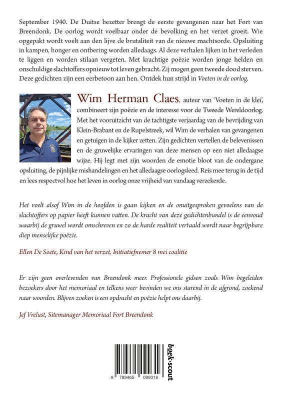 Achterkant van Voeten in de oorlog