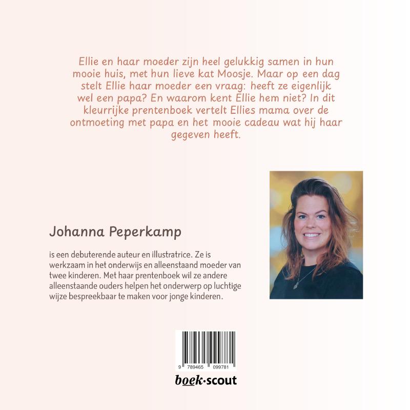 Achterkant van Een cadeau voor mama