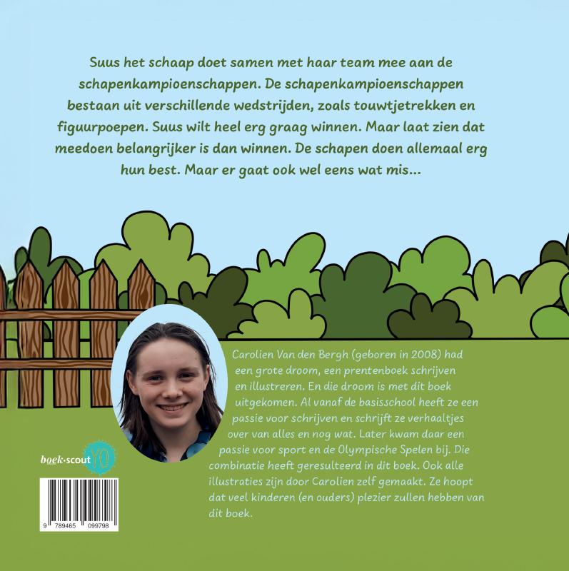 Achterkant van De schapenkampioen