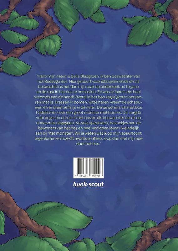 Achterkant van Bella Bladgroen