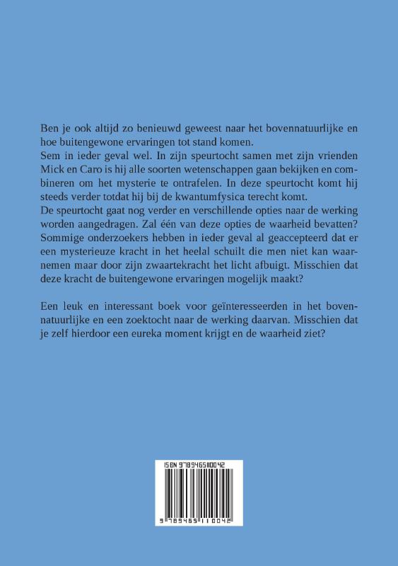 Achterkant van Ik beloof je een wonder