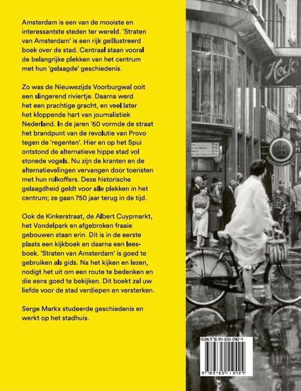 Achterkant van Straten van Amsterdam